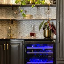 Modern And Moody Wet Bar The Home Depot