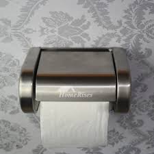 chic toilet paper holder brushed nickel