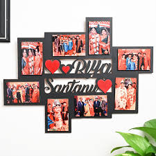 send romantic memories collage frame