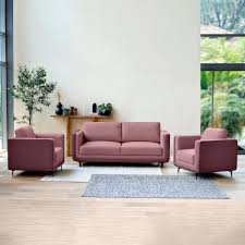 purple color mojo 3 1 1 seater sofa