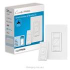 Caseta Wireless Smart Lighting Dimmer Switch and Remote Kit for Wall & Ceiling Lights, P-PKG1W-WH-C Lutron