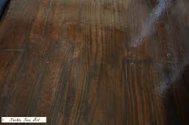 diy faux wood flooring using brown