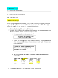 Dna replication and protein synthesis worksheet answer key dna replication and protein it is dna. Ma 7 2 Dna Replication Lab Answer Key Doc Dna Replication Primer Molecular Biology