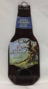 Fused Beer Bottle Angry Orchard