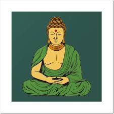 Peaceful Buddhist Monk Buddha