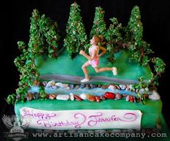 40th birthday cakes, ideas, and pictures. Some Cool Jogging Themed Cakes