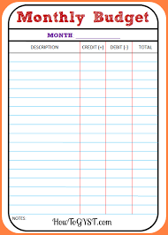 Simple Monthly Budget Worksheet The Best Worksheets Image Collection