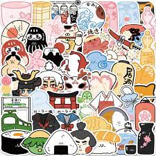 Amazon.com: Japanese Stuff Stickers - 50 Pcs Japanese Things Cartoon Lovely  PVC Kawaii Decals Funny Vinyl Decoration DIY Decor for Teens (Japanese  Articles Sticker)