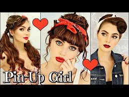 3 vine retro pin up hairstyles