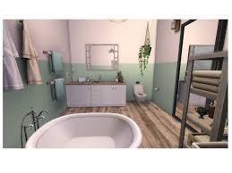 Sims Resource Simple Half Painted Walls
