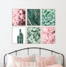 32 Mint Green Wall Art Set Girl Bedroom