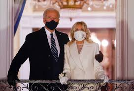 Jill biden's dress at president joe biden's inauguration ceremony reflected the united states of america in a surprising way. From Day One Biden Moves To Undo Trump S Legacy The Japan Times
