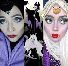 artist uses her hijab and fab makeup