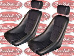 2x Classic Car Bucket Fusina Seats