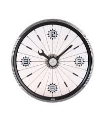 maple s bicycle wheel wall clock