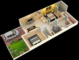 Stylish 3d Home Plan Everyone Will Like