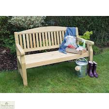 3 Seater Wooden Bench The Home