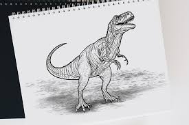 Dinosaur Drawing Create A Ferocious