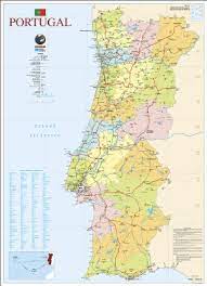 This is a list of the municipalities of portugal.portugal is divided into 18 districts (portuguese: Mapa De Portugal 2 Faces 80 5 X 111 5 Cm Plastificado De Parede Porto Editora