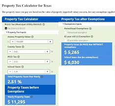 property tax calculator for texas har com