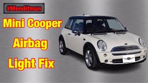 bmw mini cooper r50 airbag light fix