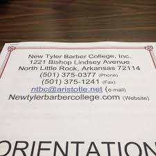 new tyler barber college north little