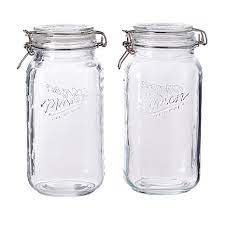 2l Preserving Jars With Clamp Lids