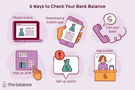 how to check your bank balance 6 ways