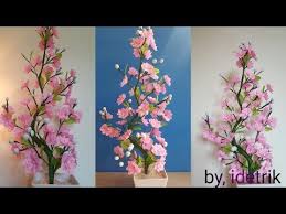 Cara membuat bunga mawar dari sedotan beserta gambarnya. Cara Membuat Bunga Plastik Kresek Beautiful Flower Craft From Crackle Plastic Youtube