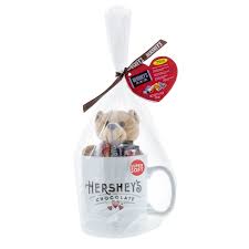 hershey jumbo white mug bear plushy