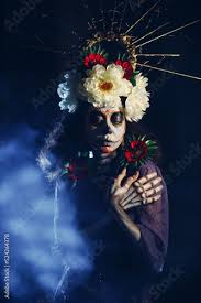 mexican skull halloween makeup