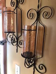 Tall Scrolling Candle Holders