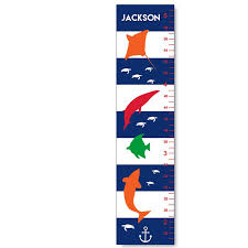 Nautical Personalized Growth Chart
