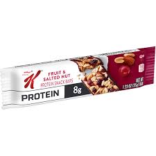 fruit salted nut protein snack bars