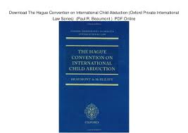 Download The Hague Convention On International Child