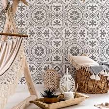 Tile Stencil Pattern For Floor And