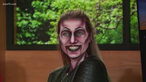 valleyfair creates a zombie makeup look