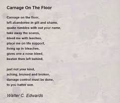 on the floor poem