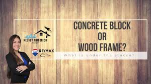 concrete block or wood frame you