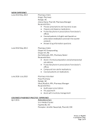 Nursing Cover Letter Example For Hospital Pharmacy Placement Of