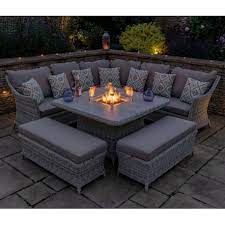 garden sofa with fire pit table off 72
