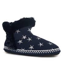 Womens Slipper Boots In Navy Marl Silver Superdry