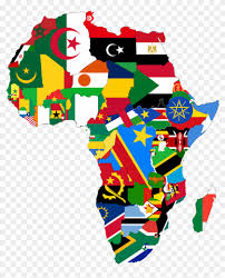 Papua new guinea is geographically positioned both in the southern and eastern hemispheres of the earth. Africa Map Of Flags Free Transparent Png Clipart Images Download