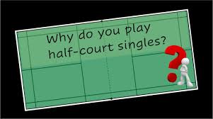 badminton half court singles