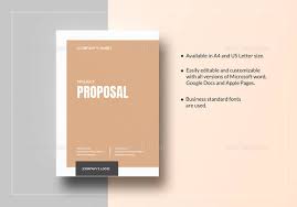 Free 22 Sample Project Proposal Templates In Google Docs