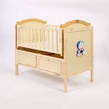 durable and stable wood baby swing cot