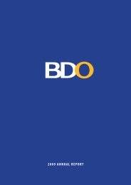 2012 BDO Annual Report Financial Supplement