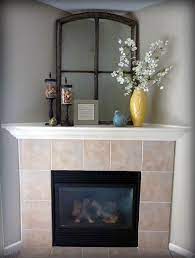 Fall Corner Fireplace Decor Ideas
