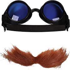 Amazon.com: Oumelfs Dr Eggman Mustache and Goggles for Adult Eggman  Accessories Cosplay : Clothing, Shoes & Jewelry