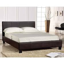 prado faux leather faux king size bed